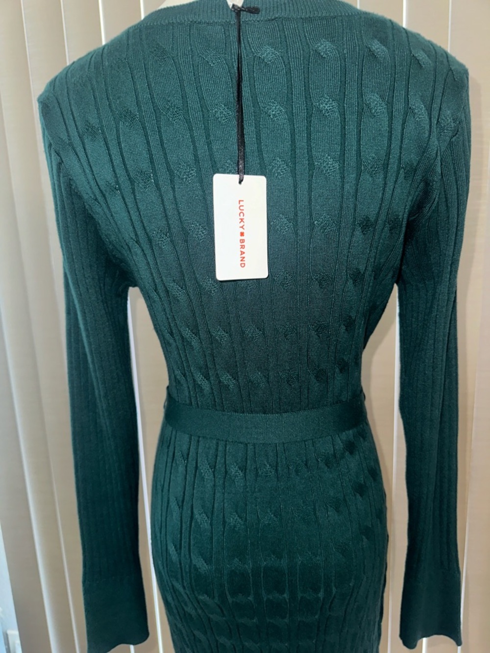 Lucky Brand Deep Green Knit Dress - Picture 14 of 15